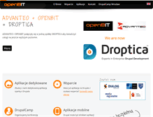 Tablet Screenshot of openbit.pl
